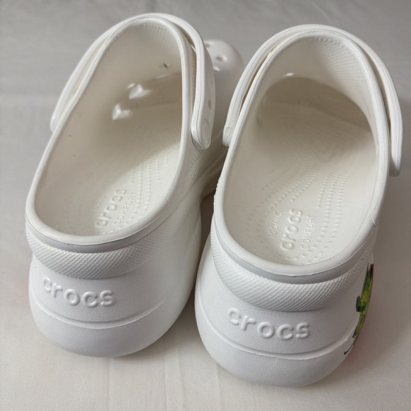 Crocs Bae Fresh Fruits Strawberries Platform White Clogs Wm's NWT DISC womens 11 - Picture 4 of 16